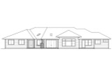 Secondary Image - Prairie House Plan - Laurelhurst 30-994 - Rear Exterior 