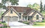 Southwest House Plan - Siena 30-186 - Front Exterior 