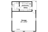 Craftsman House Plan - 20-007 - 1st Floor Plan 