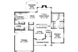 Craftsman House Plan - Westdale 30-572 - 1st Floor Plan 