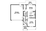 Craftsman House Plan - Calhoun 30-479 - 1st Floor Plan 