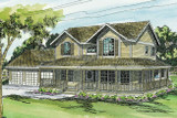 Country House Plan - Morgan 10-059 - Front Exterior 