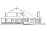 Country House Plan - Morgan 10-059 - Right Exterior 