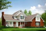 Country House Plan - Birmingham 10-206 - Front Exterior 