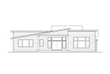 Secondary Image - Modern House Plan - Foxfield 31-240 - Rear Exterior 