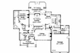 Craftsman House Plan - Etheridge 30-716 - 1st Floor Plan 