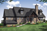 Lodge Style House Plan - Stonegate 31-132 - Front Exterior 