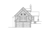 Lodge Style House Plan - Stonegate 31-132 - Left Exterior 