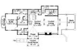 Lodge Style House Plan - Stonegate 31-132 - 1st Floor Plan 