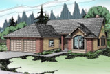 Traditional House Plan - Akron 10-038 - Front Exterior 