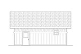 Craftsman House Plan - Garage 20-003 - Left Exterior 