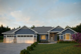 Traditional House Plan - Springwood 30-772 - Front Exterior 