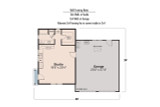 Traditional House Plan - 20-116 - 1st Floor Plan 