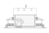 A-Frame House Plan - Stillwater 30-399 - Rear Exterior 
