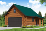 A-Frame House Plan - Stillwater 30-399 - Front Exterior 