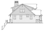 Craftsman House Plan - Cedarbrook 10-561 - Left Exterior 