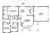 Bungalow House Plan - Strathmore 30-638 - 1st Floor Plan 