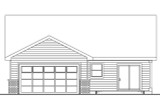 Secondary Image - Cottage House Plan - Callaway 30-641 - Rear Exterior 