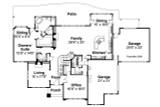 Craftsman House Plan - Bethany 30-272 - 1st Floor Plan 