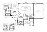 Ranch House Plan - Williston 30-165 - 1st Floor Plan 