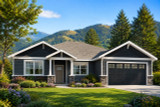 Craftsman House Plan - Northampton 31-052 - Front Exterior 
