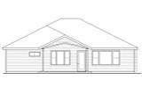 Craftsman House Plan - Northampton 31-052 - Rear Exterior 