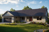 Ranch House Plan - Fern View 30-766 - Front Exterior 