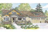 Craftsman House Plan - Pacifica 30-683 - Front Exterior 