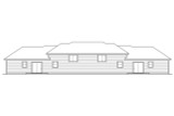 Craftsman House Plan - Lincolnshire 60-032 - Rear Exterior 