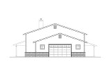 Southwest House Plan - Garage 20-350 - Right Exterior 