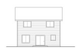 Traditional House Plan - Juneberry 31-107 - Rear Exterior 