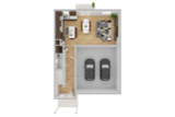 Builder House Plan - Juneberry - 3D First Floor Plan - Other Floor Plan 