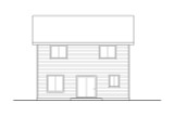 Traditional House Plan - Juneberry 31-107 - Rear Exterior 