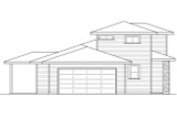 Prairie House Plan - Larkview 31-057 - Left Exterior 