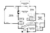 Prairie House Plan - Larkview 31-057 - 1st Floor Plan 