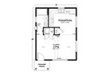 Cottage House Plan - Ivy Cottage 31-327 - 1st Floor Plan 