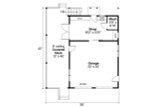 Craftsman House Plan - 20-318 - 1st Floor Plan 