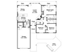 Ranch House Plan - Connelly 30-375 - 1st Floor Plan 