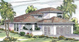 Mediterranean House Plan - Cortez 11-011 - Front Exterior 