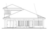 Mediterranean House Plan - Cortez 11-011 - Rear Exterior 