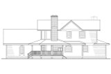 Country House Plan - Corbin 10-020 - Right Exterior 