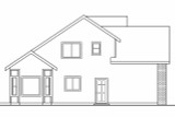 Country House Plan - Esterville 30-699 - Left Exterior 