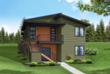 Contemporary House Plan - Creston 31-282 - Front Exterior 