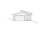 Contemporary House Plan - Creston 31-282 - Rear Exterior 
