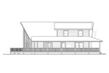 A-Frame House Plan - Logsden 31-075 - Left Exterior 