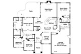 Prairie House Plan - Crownpoint 30-790 - 1st Floor Plan 