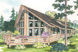 A-Frame House Plan - Eagleton 30-020 - Front Exterior 