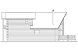 A-Frame House Plan - Eagleton 30-020 - Left Exterior 