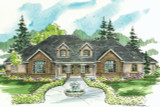 Classic House Plan - Laurelwood 30-722 - Exterior 