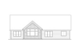 Secondary Image - Craftsman House Plan - Holly Springs 31-267 - Rear Exterior 